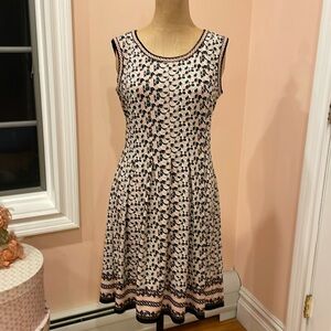 Patterned Fit ‘N Flair sleeveless dress from Max Studio
